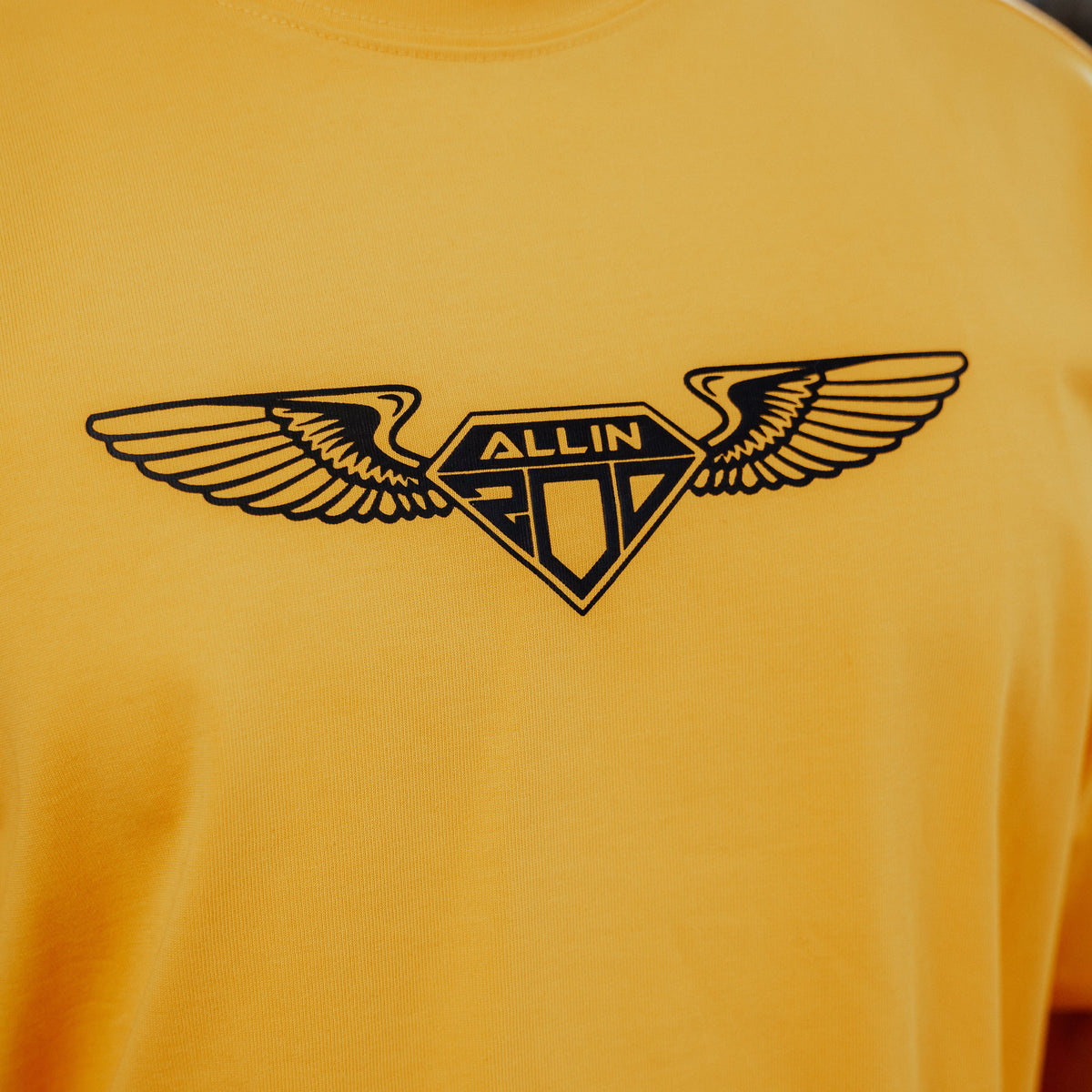 Wings Oversize T-Shirt Yellow