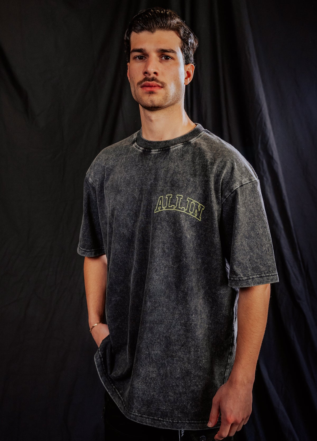 Classic Oversize T-Shirt Washed Grey