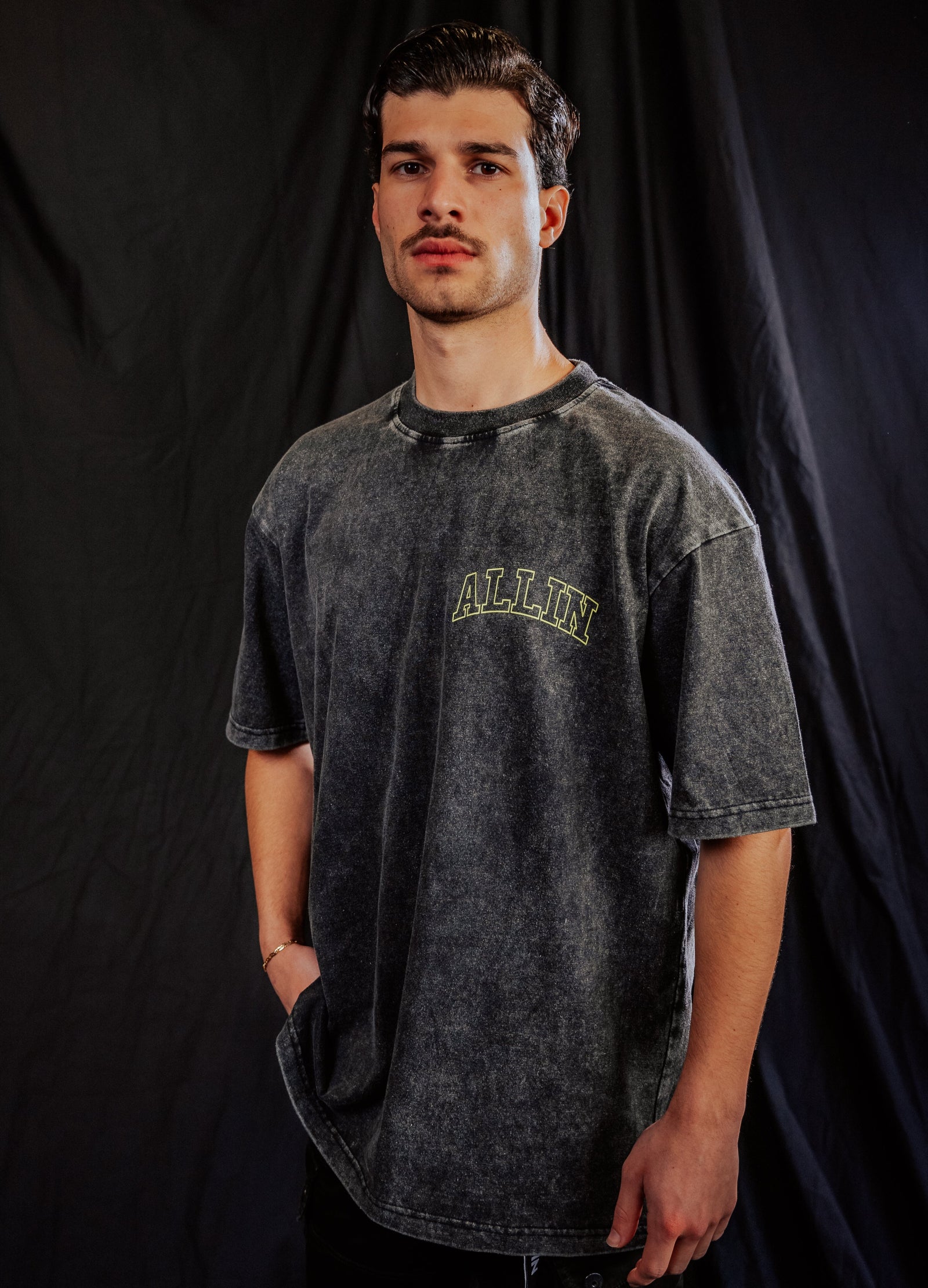 Classic Oversize T-Shirt Washed Grey