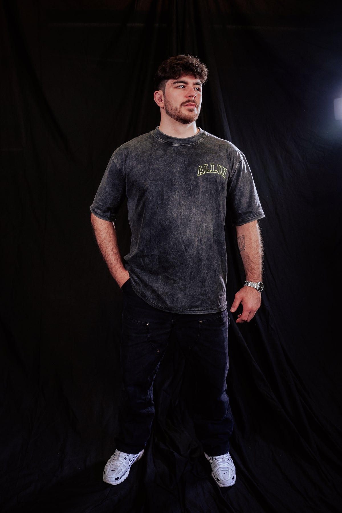 Classic Oversize T-Shirt Washed Grey