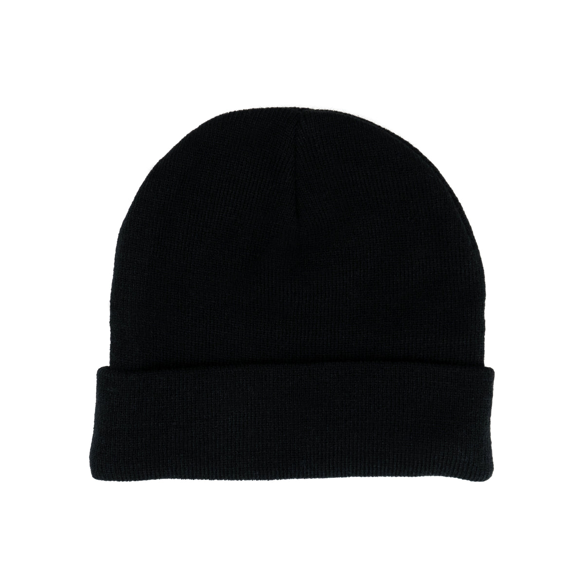 Embroidered Beanie Black - Back