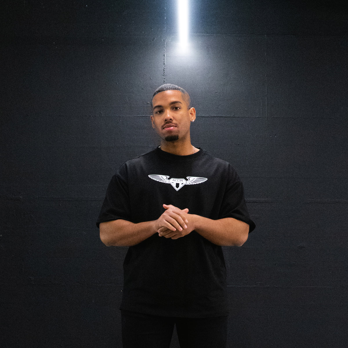 Wings Oversize T-Shirt Black