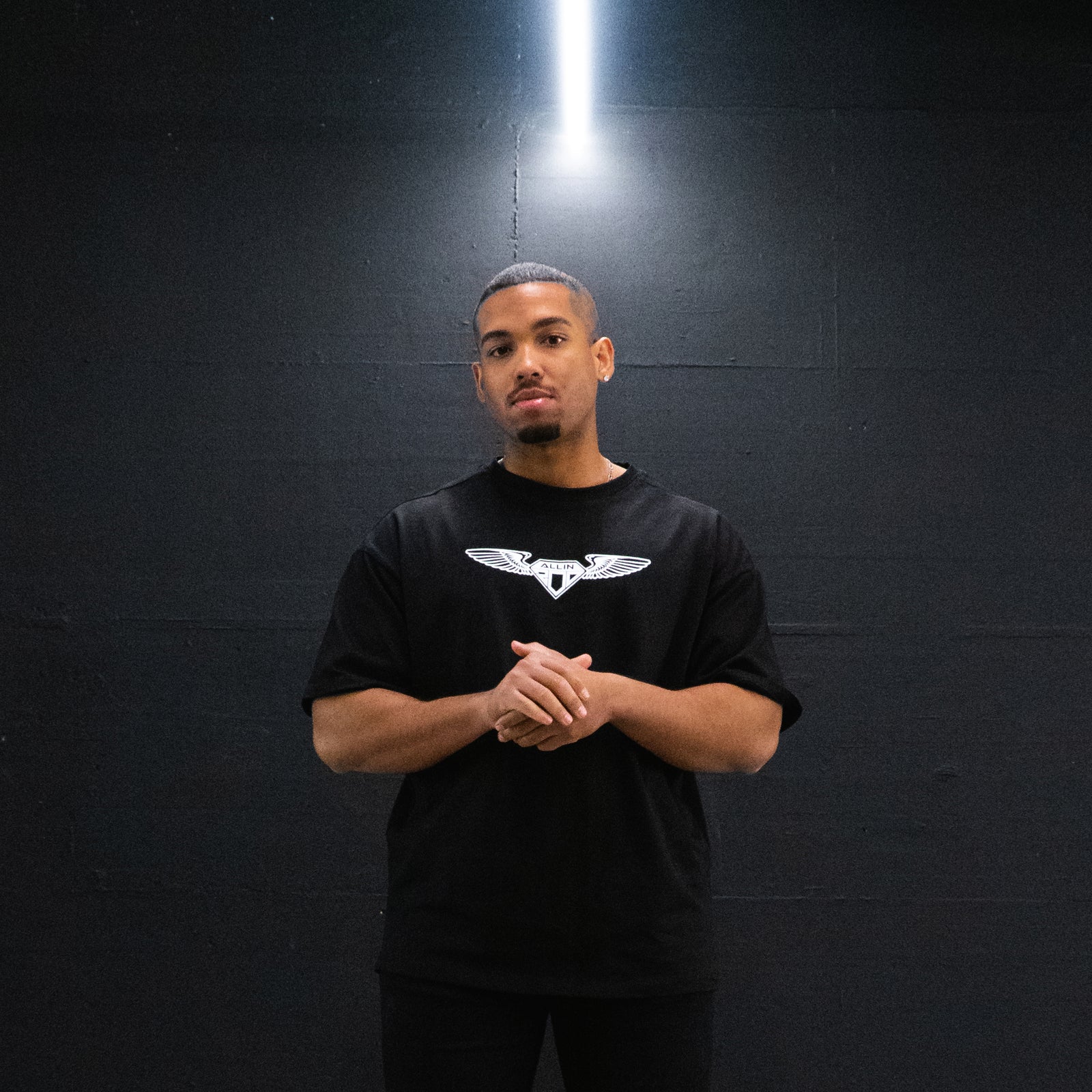 Wings Oversize T-Shirt Black