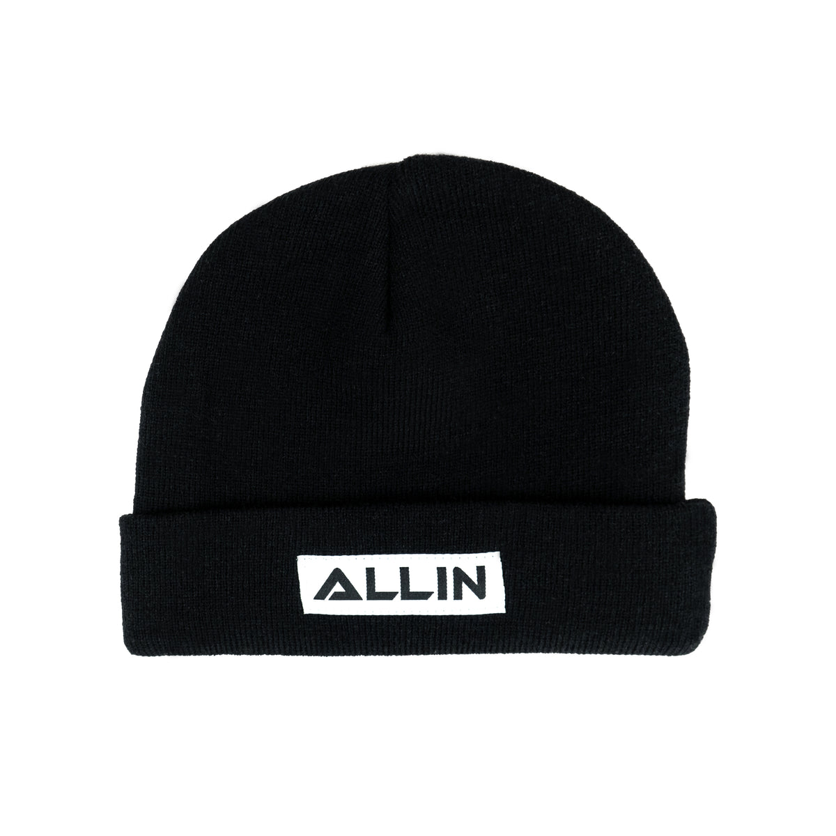 Box Logo Beanie Black - Front