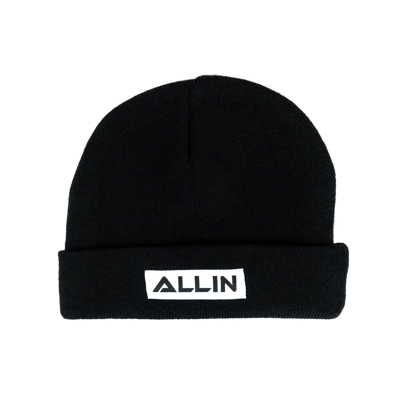 Box Logo Beanie Black - Front