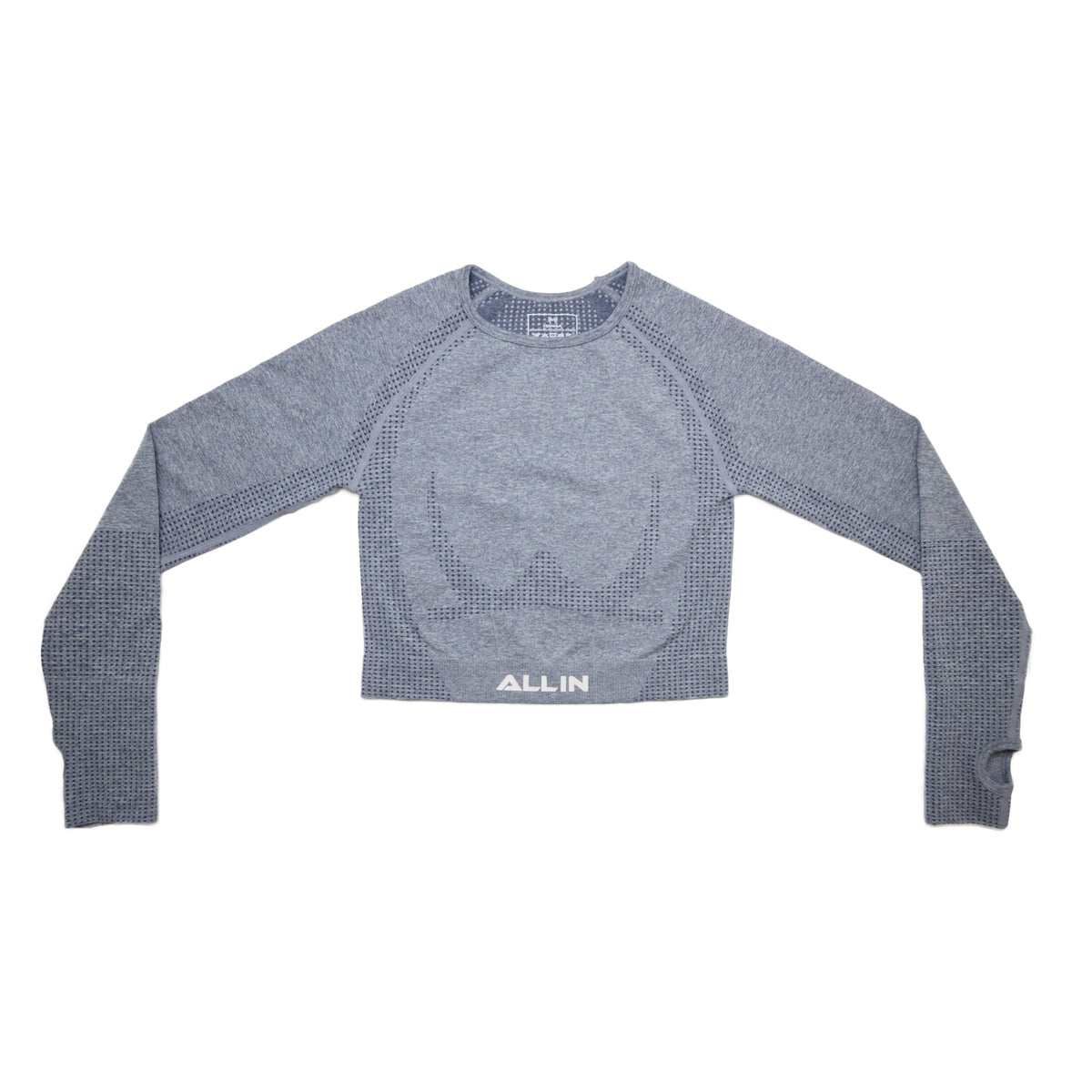 Seamless Top Purple Marl