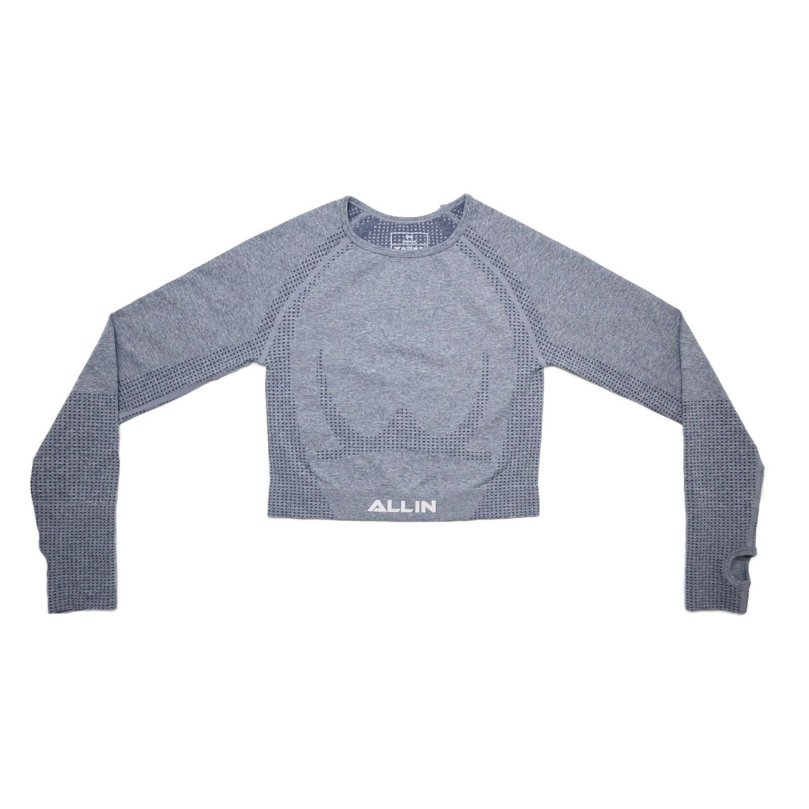 Seamless Top Purple Marl