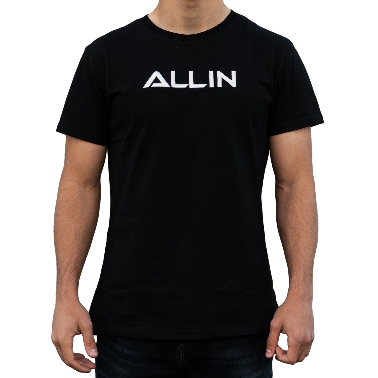 Embroidered Basic T-Shirt - Front