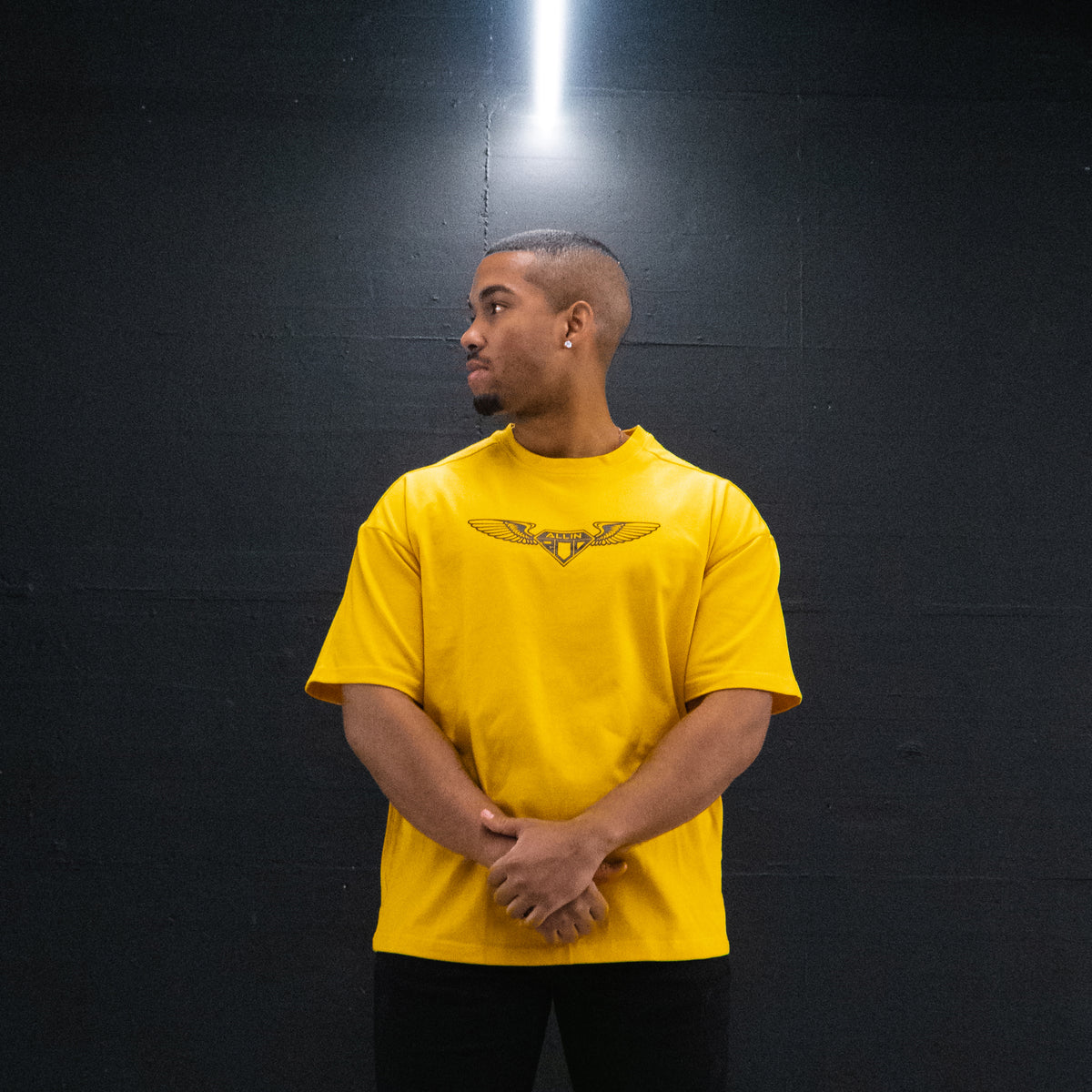 Wings Oversize T-Shirt Yellow